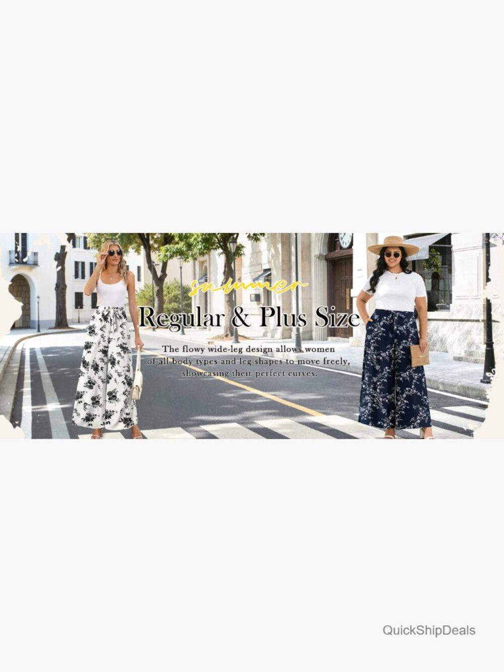 Women's Wide Leg Lounge Pants with Pockets High Waisted Drawstring Palazzo - Picture 6 of 6